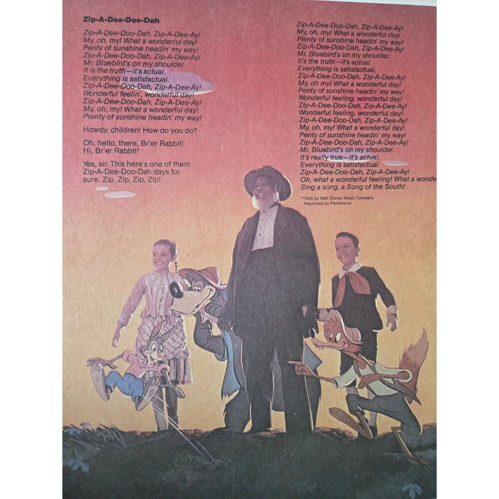 Walt Disney’s Brer Rabbit, Brer Bear & Brer Fox Vinyl LP - Picture 6 of 7